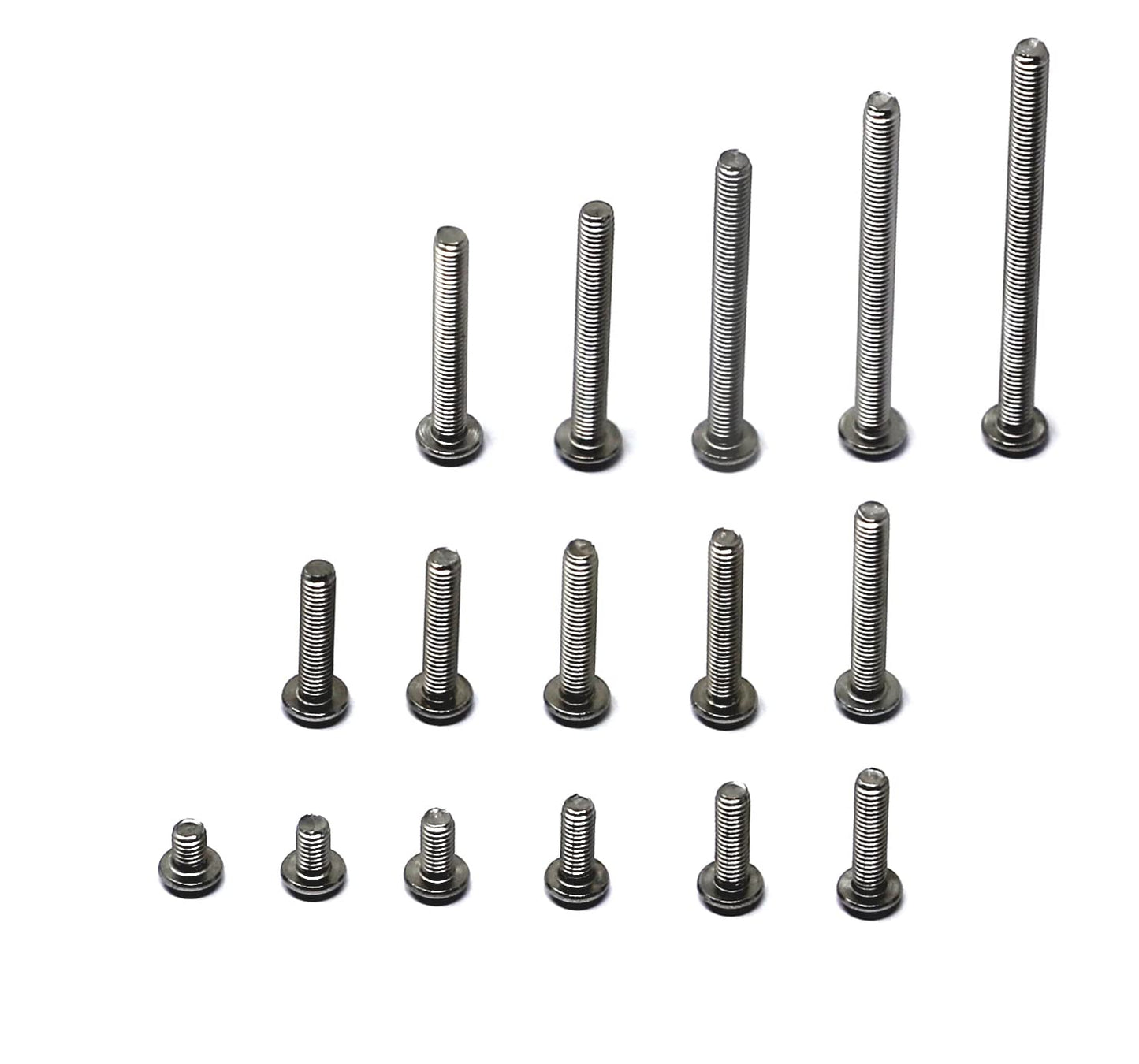 iexcell 50 Pcs M6 x 20mm Thread Pitch 1 mm Stainless Steel 304 Hex Socket Button Head Cap Screws Bolts Kit