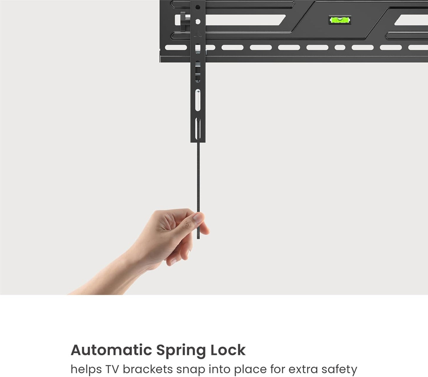 GPlus+ TV Wall Mount Premium Quality for Most 32-75" TVs, Tilting TV Mount Low Profile up to VESA 400x400mm and 165LBS/75Kg Loading, Easy for TV Centering and Space Saving KL38-44T