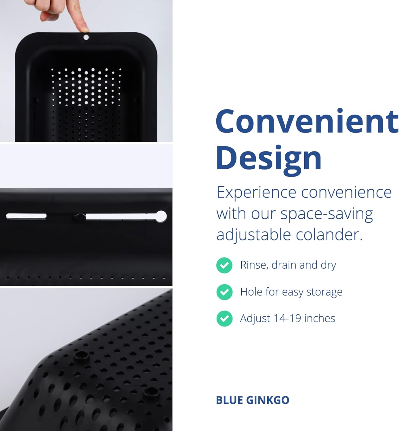 Purilite Select Expandable Sink Colander