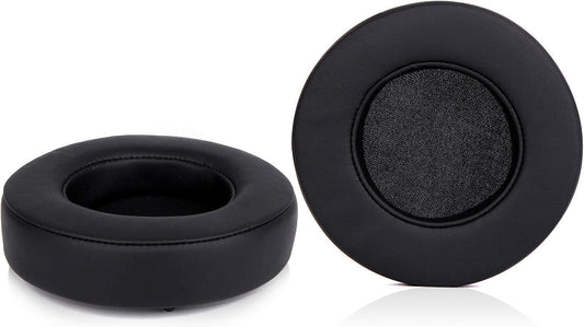 ManO'War Earpads, JARMOR Replacement Memory Foam Ear Cushion Kit Pad Cover for Razer Razer ManO'War Headphone ONLY (Black)