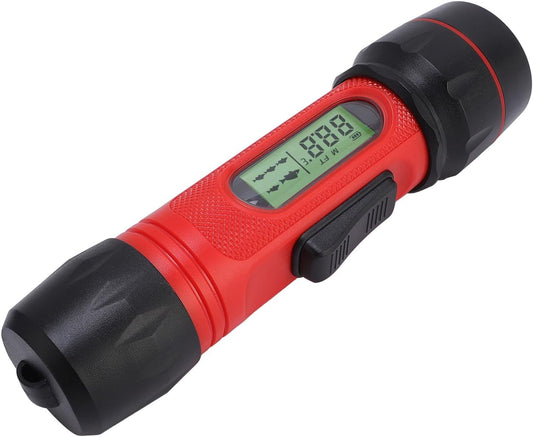 Sanpyl Portable Fish Depth Finder with LCD Screen, Handheld Kayak Fish Finder, Max Detection 295.3 Ft for Boat Fishing, Ice Fishing, Offshore Fishing