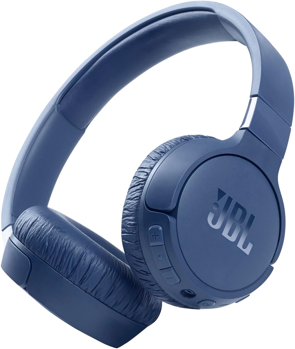 JBL Tune 670NC - Adaptive Noise Cancelling with Smart Ambient Wireless On-Ear Headphones, Up to 70H Battery Life with Speed Charge, Lightweight, Comfortable and Foldable Design (Black)