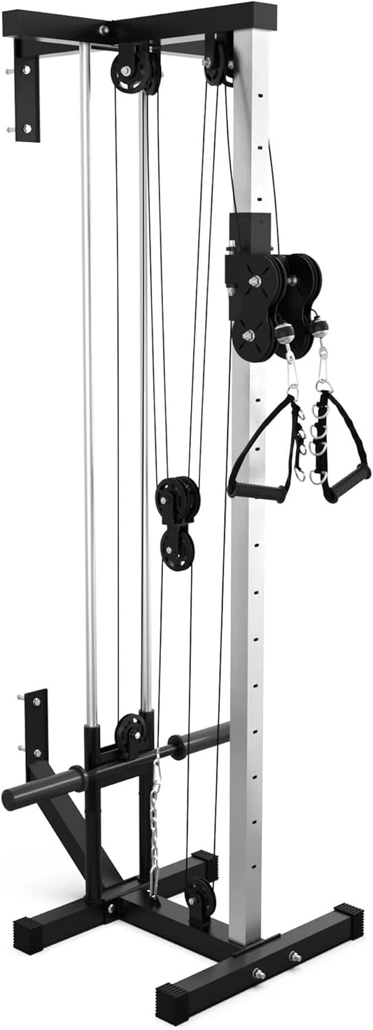 Synergee Dual Pulley Machine – Wall Mounted Adjustable Cable Station