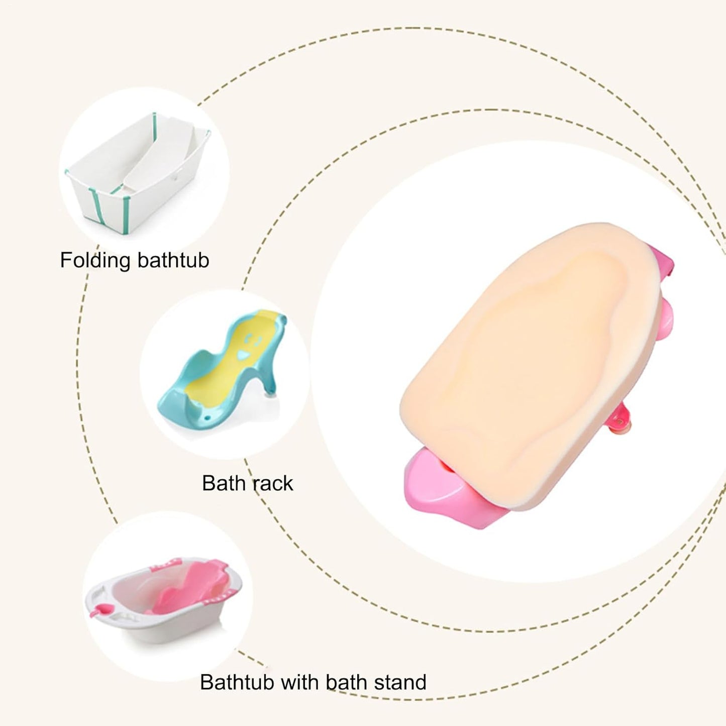 Baby Bath Sponge Mat,Baby Bath Sponge | Baby Bath Sponge, Bath Mat for Baby - Bath Sponge Seat, Bath Mat for Bathtub, Bath Pad