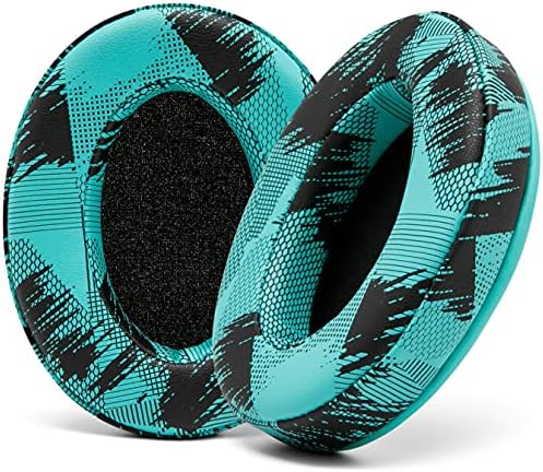 WC PadZ - The Ultimate Upgraded Earpads by Wicked Cushions - Compatible with Audio Technica, HyperX, SteelSeries Arctis & More - Extra Thick - Bigger Opening - Softer Memory Foam | (90s Black)