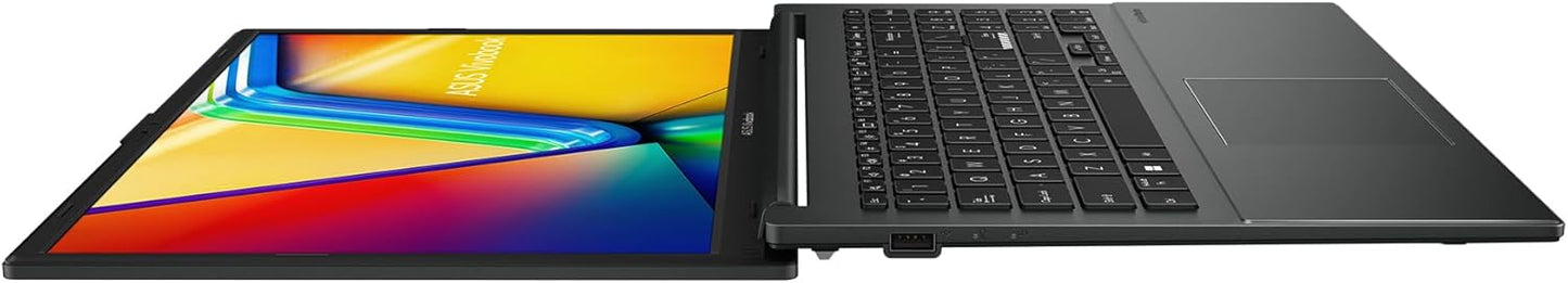ASUS Vivobook Go 15 Laptop, 15.6” FHD Display, Intel® Core™ i3-N305 Processor, 8GB RAM, 256GB UFS, Windows 11 Home, Mixed Black, E1504GA-AS33-CA