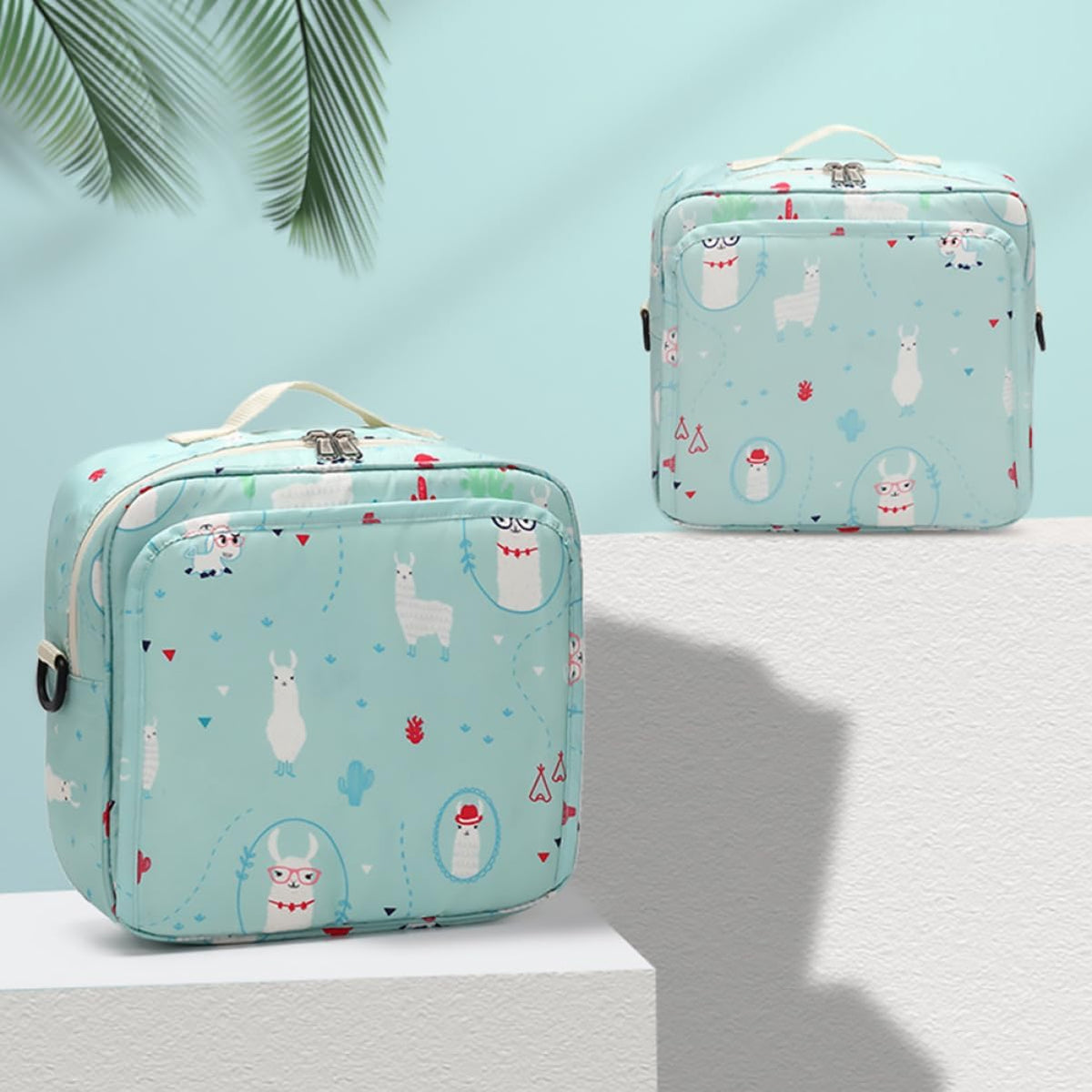 Abaodam 2pcs Diaper Storage Bag Reusable Pouch for Supplies Portable Container for Nursery Bag