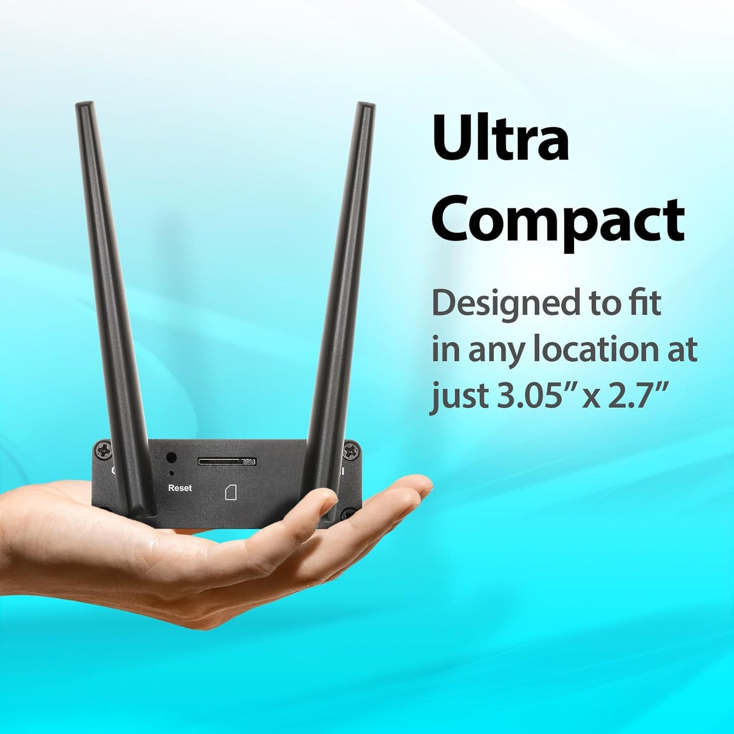 D-Link 5G NR Rugged Compact Modem/Gateway, Best for M2M Applications, 1x 2.5GbE Port, 1x SIM Slot (DWM-311-B1)
