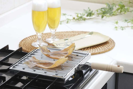 Gas Stovetop Grill Pan | Stainless Steel Indoor Grilling and Roasting Tray