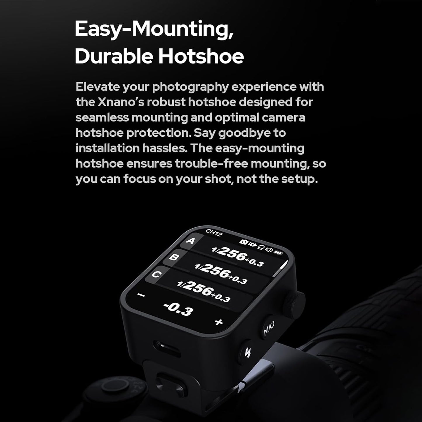 GODOX X3-S 2.4G Wireless Flash Trigger Transmitter TTL Autoflash with Large OLED Touchscreen Multiple Flash Modes with USB Port 32 Channels 16 Groups Compatible with Sony Cameras