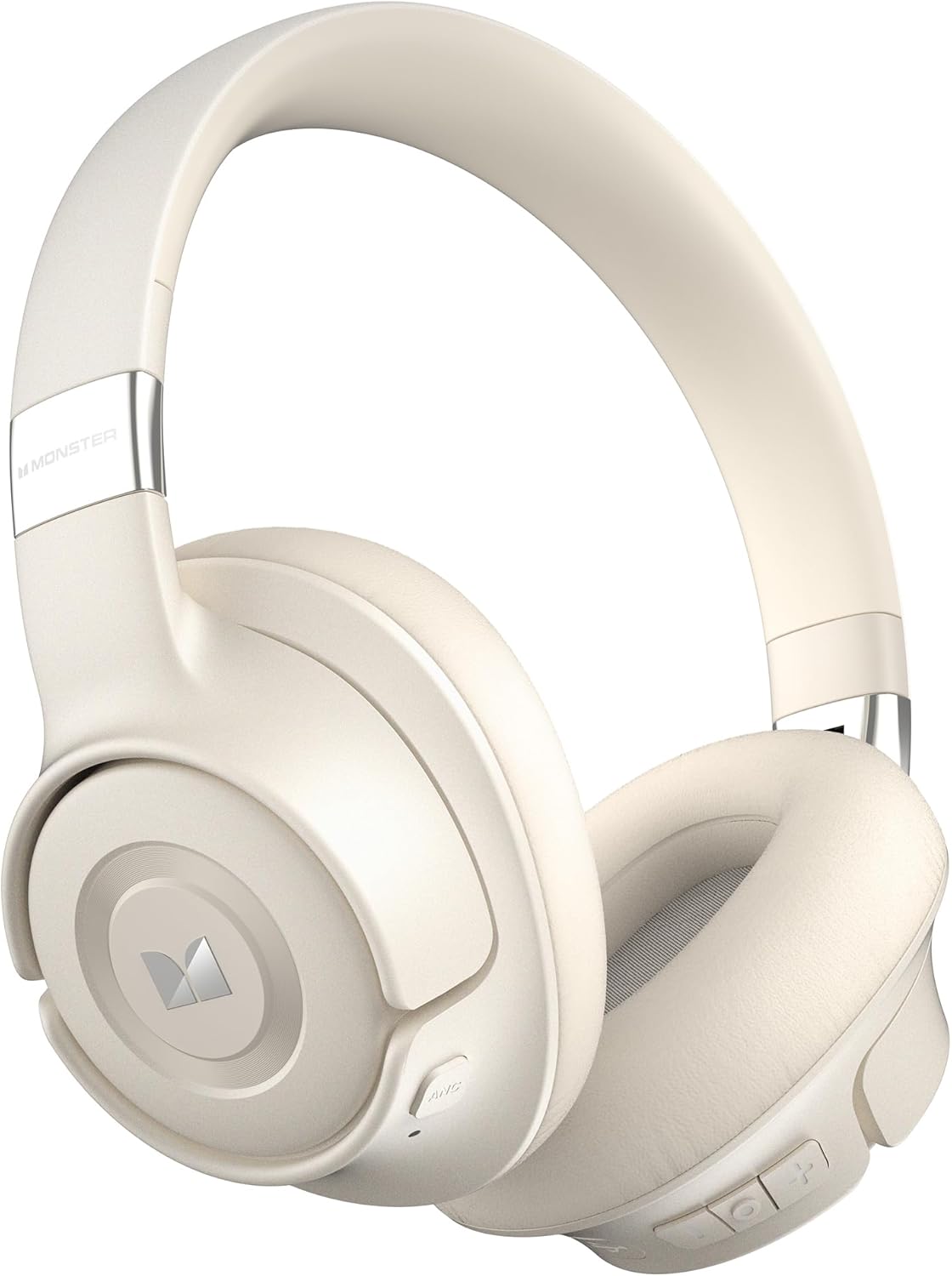 Monster Persona SE ANC Active Noise Cancelling Headphones, Bluetooth Headphones Over Ear with Built-in Mic, 60H Playtime, HiFi Stereo Audio, Deep Bass, Comfort Fit, Wireless Headphones for Home Office