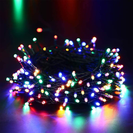 Solar String Lights Outdoor, 2 Pack Total 144 FT 400 LED Solar Fairy Lights with 8 Modes, Waterproof Outdoor String Lights for Patio, Garden, Party, Yard, Christmas, Holiday Decorations ((Multicolor)