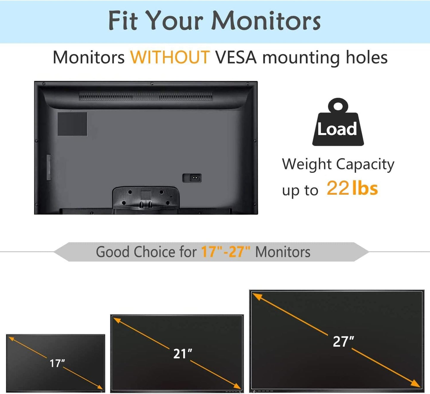 Purilite Select Universal Non-VESA Monitor Adapter Kit