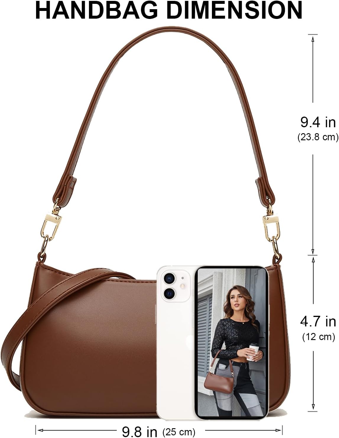 Purilite Select Vegan Leather Crossbody Bag