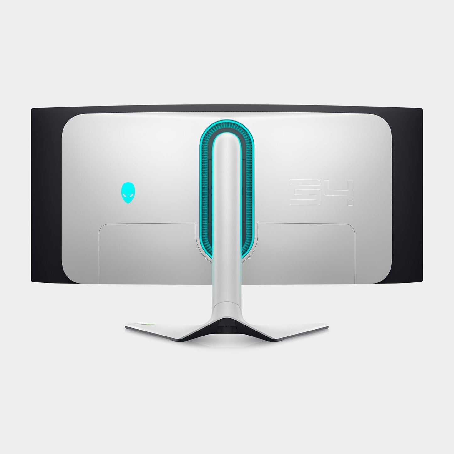 Alienware AW3423DW 34.18-inch Quantom Dot-OLED Curved Gaming Monitor, 3440x1440 pixels at 175Hz, 1800R Curvature, True 0.1ms gray-to-gray, 1Million:1 Contrast Ratio, 1.07 Billions Colors - Lunar Light