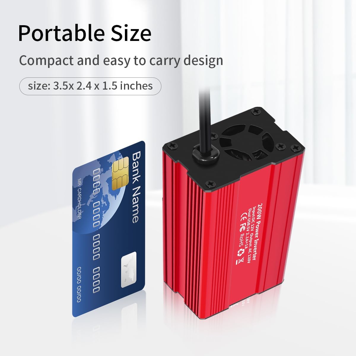 SUNWHEEL 4000W Pure Sine Wave Inverter, 12V DC to 110V/120V AC Power Inverter for RV、Microwave、Off Grid、Truck、Refrigerator、Air Conditioner with 4 AC outlets and LCD Display