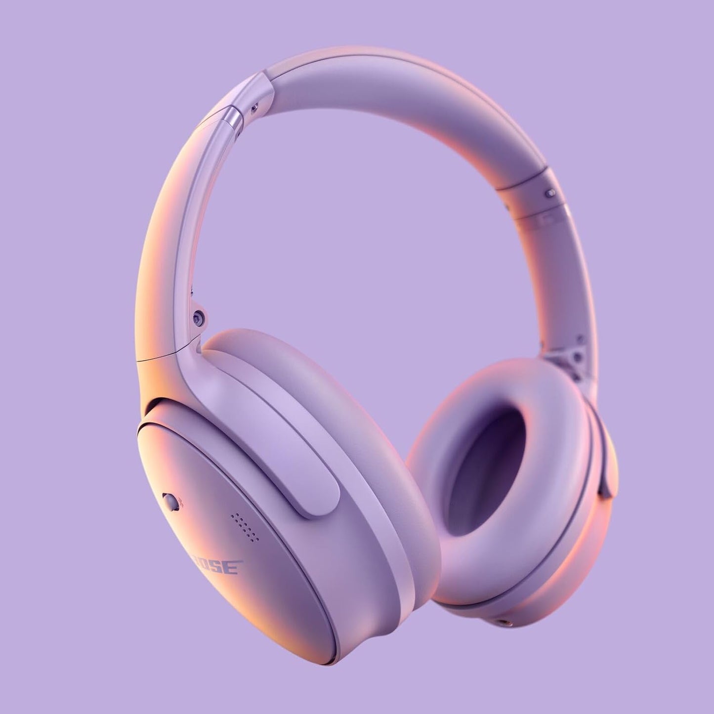 Bose QuietComfort Wireless Noise Cancelling Headphones, Bluetooth Over Ear Headphones with Up to 24 Hours of Battery Life, Sandstone - Limited Edition