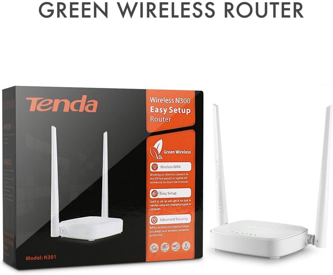 Tenda AC1200 WiFi Router, Dual Band Wireless Router 4 x 100 Mbps Ethernet Ports, Supports APP, Guest WiFi, Access Point Mode, IPv6, Parental Control(AC6)