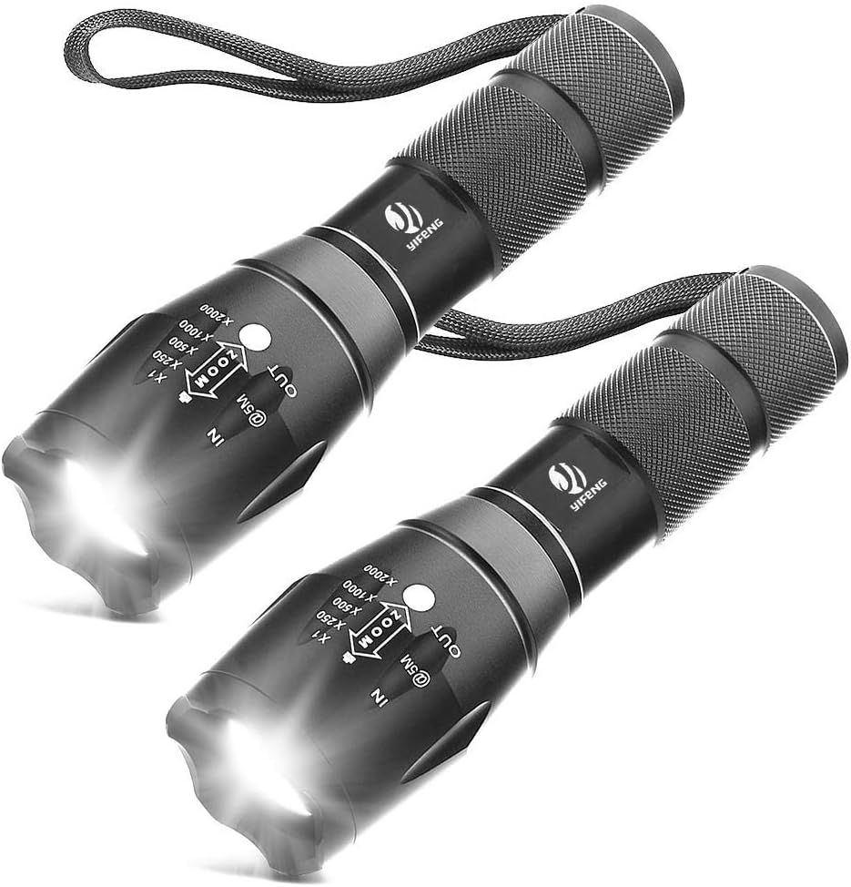 Flashlight Rechargeable 5 Modes of 10000 High Lumen,IPX6 Waterproof Flashlight,LED Flashlight Ultra Bright,Portable Flashlight for Outdoor Activities Such as Camping,Cycling,Mountain