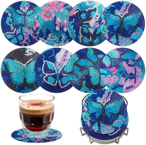 Purilite Select Cat Diamond Art Coasters Kit