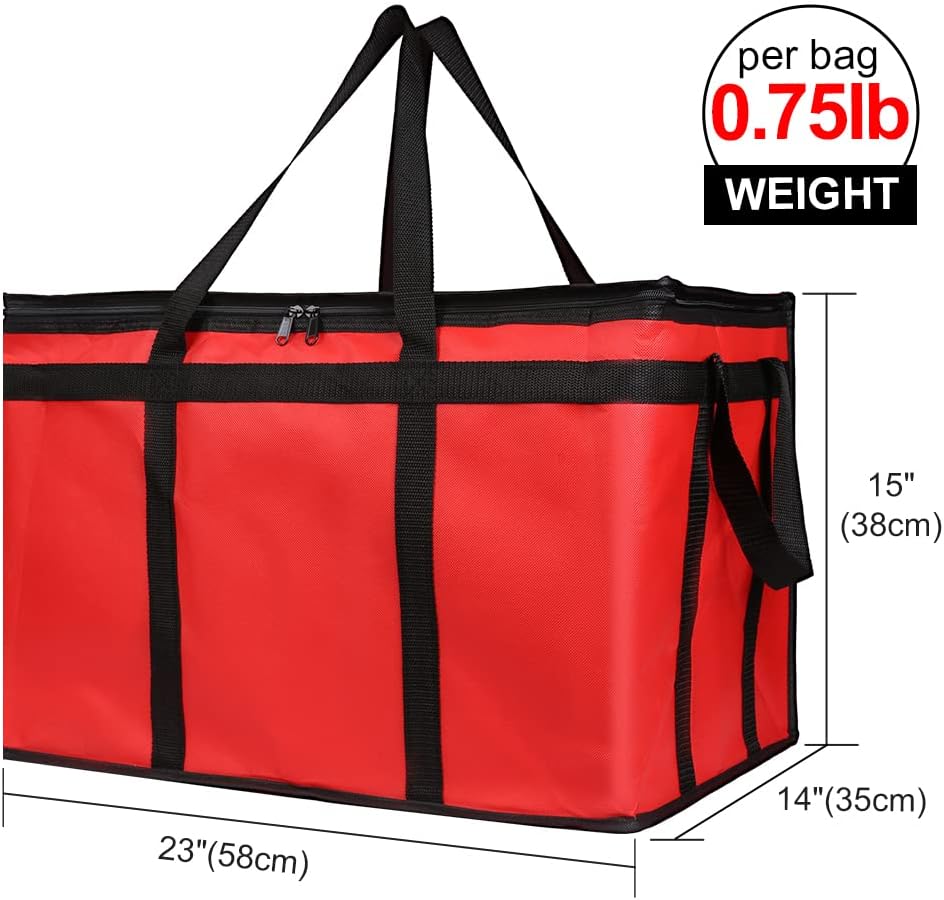 Purilite Select™ Insulated Food Delivery Bag – Extra Large Thermal Carrier for Hot & Cold Food Transport