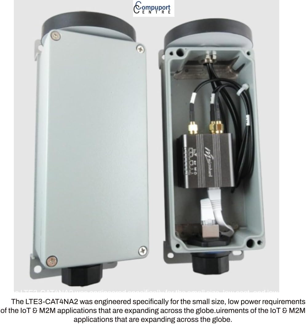 Microhard LTE³ Cube-CAT4NA2 150 Mbps CAT4 LTE IoT 4G Wireless Gateway- CA-MHK119430(Modem Only) Sold and Supported by CompuPort Centre Inc.