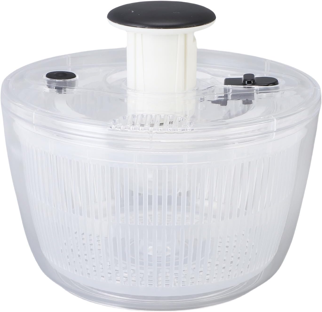 Vegetable Washer Dryer, Salad Spinner Anti Slip Base Home (Large 24x24cm / 9.4x9.4in)