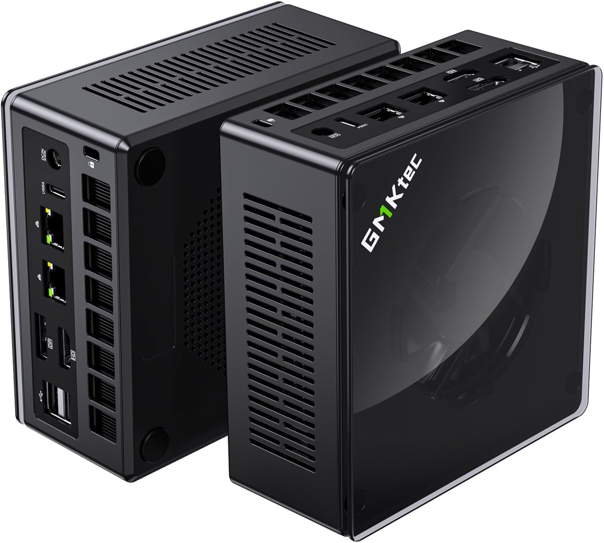 GMKtec Mini PC Gaming, K6 AMD Ryzen 7 7840HS Dual NIC LAN 2.5Gbps Desktop Computer, 32GB DDR5 (16GB*2) 1TB PCIe4.0 SSD, USB4.0, HDMI, DP, USB-C, WiFi 6E, BT 5.2