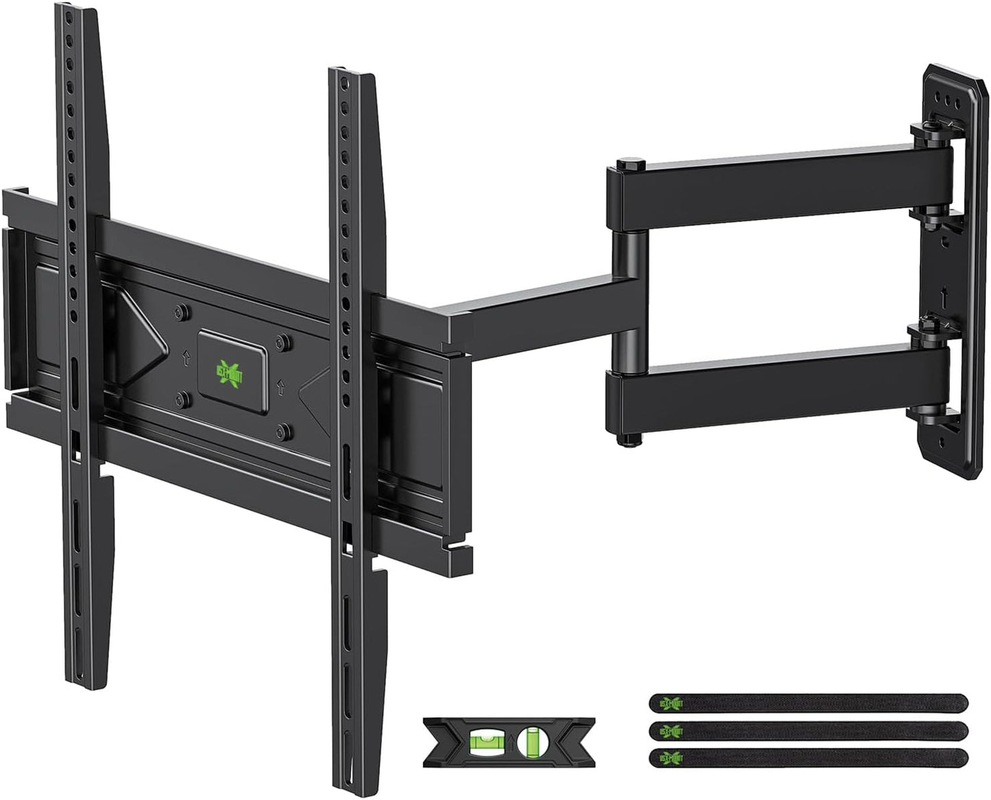 USX MOUNT Full Motion TV Wall Mount for Most 26-60 inch TVs up to 80 Lbs, Wall Mount TV Bracket with Articulating Swivel Tilting, Single Stud TV Mount, Max VESA 400x400mm, XMM904