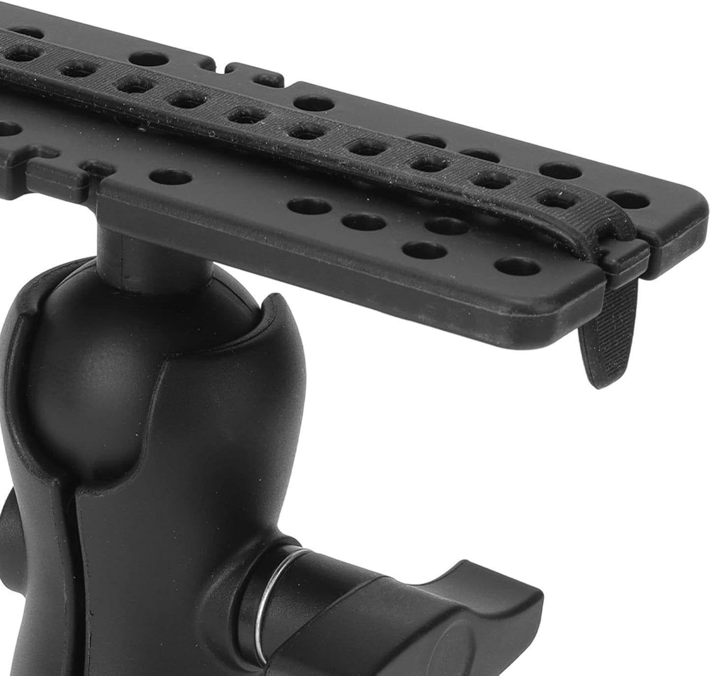 Fish Finder Mount Base, 360 Degree Rotation Ball Mount Adjustable Depth Fish Finder Holder Universal Marine Electronic Fish Finder Mount Fishing Accessories for Boat Canoe Kayak