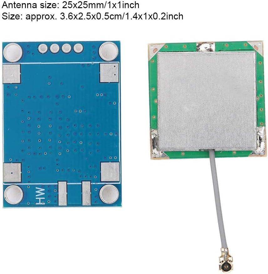GYGPSV1-7M GPS Module,with GPS Antenna 3-5V Compatible with Various Flight Control Modules Provide GPS Computer Testing Software