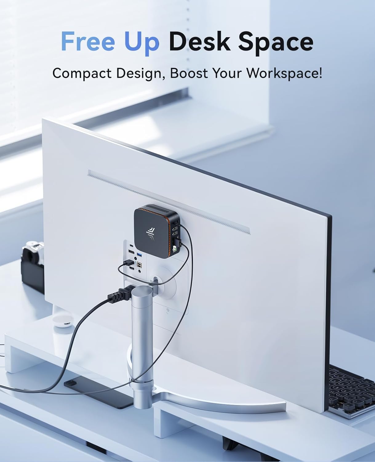 KAMRUI AK1PLUS Mini PC W-11 Pro, 12th Gen N95 Processor (up to 3.4GHz), Mini Desktop Computers with 16GB RAM 512GB M.2 2.5" SSD, Mini Computer Support Dual 4K UHD for Home Business Office