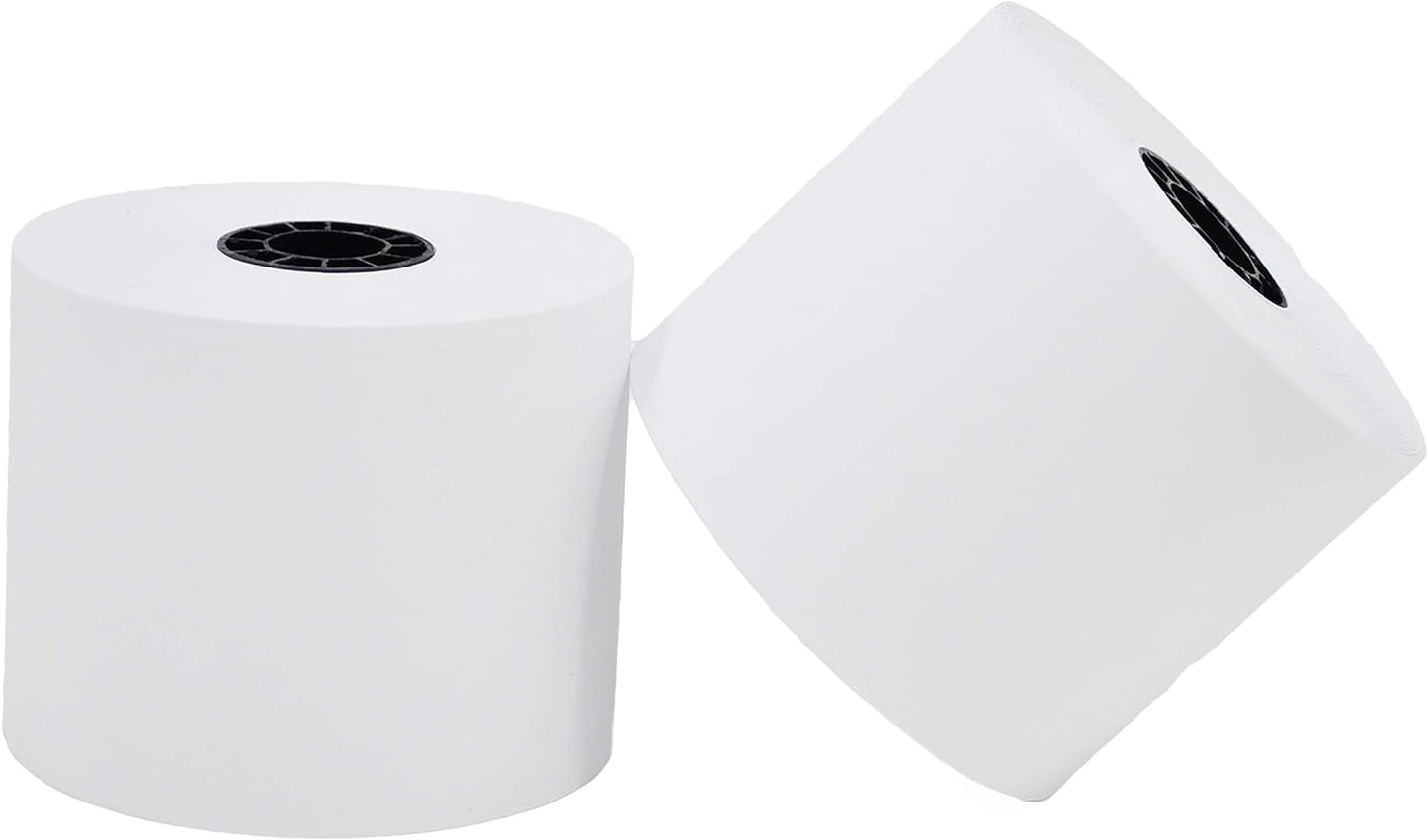 (50 Rolls) 2 1/4 x 50 Thermal Paper Receipt Rolls 2.25 x 50 ft POS Cash Register fits All Credit Card Terminals
