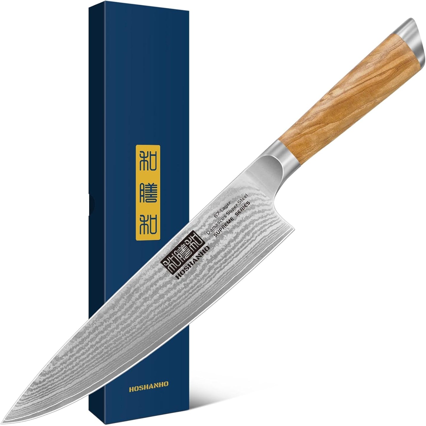 HOSHANHO Damascus Fillet Knife 7 Inch, Professional VG-10 Super Steel Boning Knife, Ultra Sharp Fish Knife with Ergonomic Handle