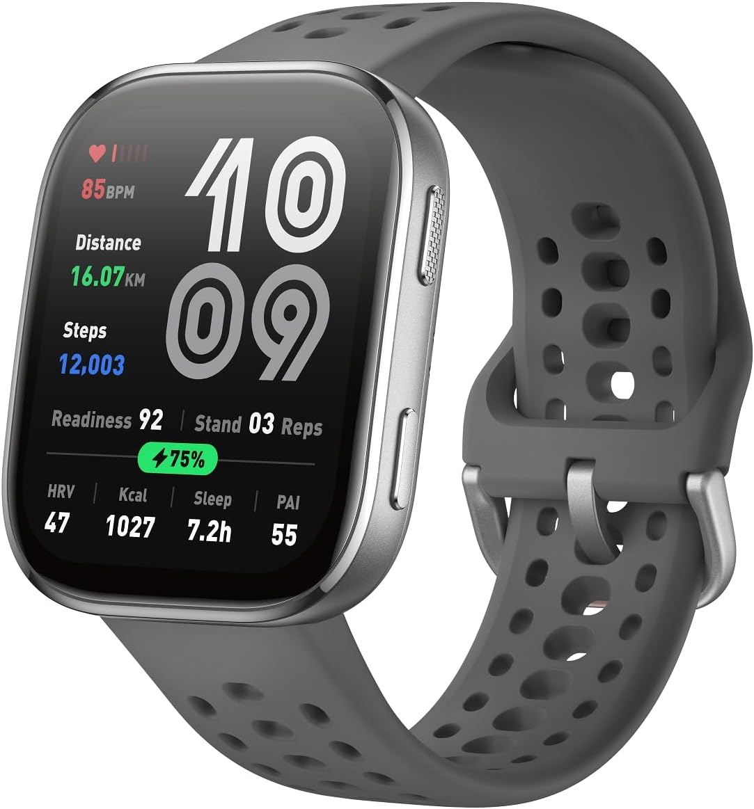 Amazfit Bip 6 Smart Watch 46mm, 14 Day Battery, 1.97" AMOLED Display, GPS & Free Maps, AI, Bluetooth Call & Text, Health, Fitness & Sleep Tracker, 140+ Workout Modes, 5 ATM Water-Resistance, Blush