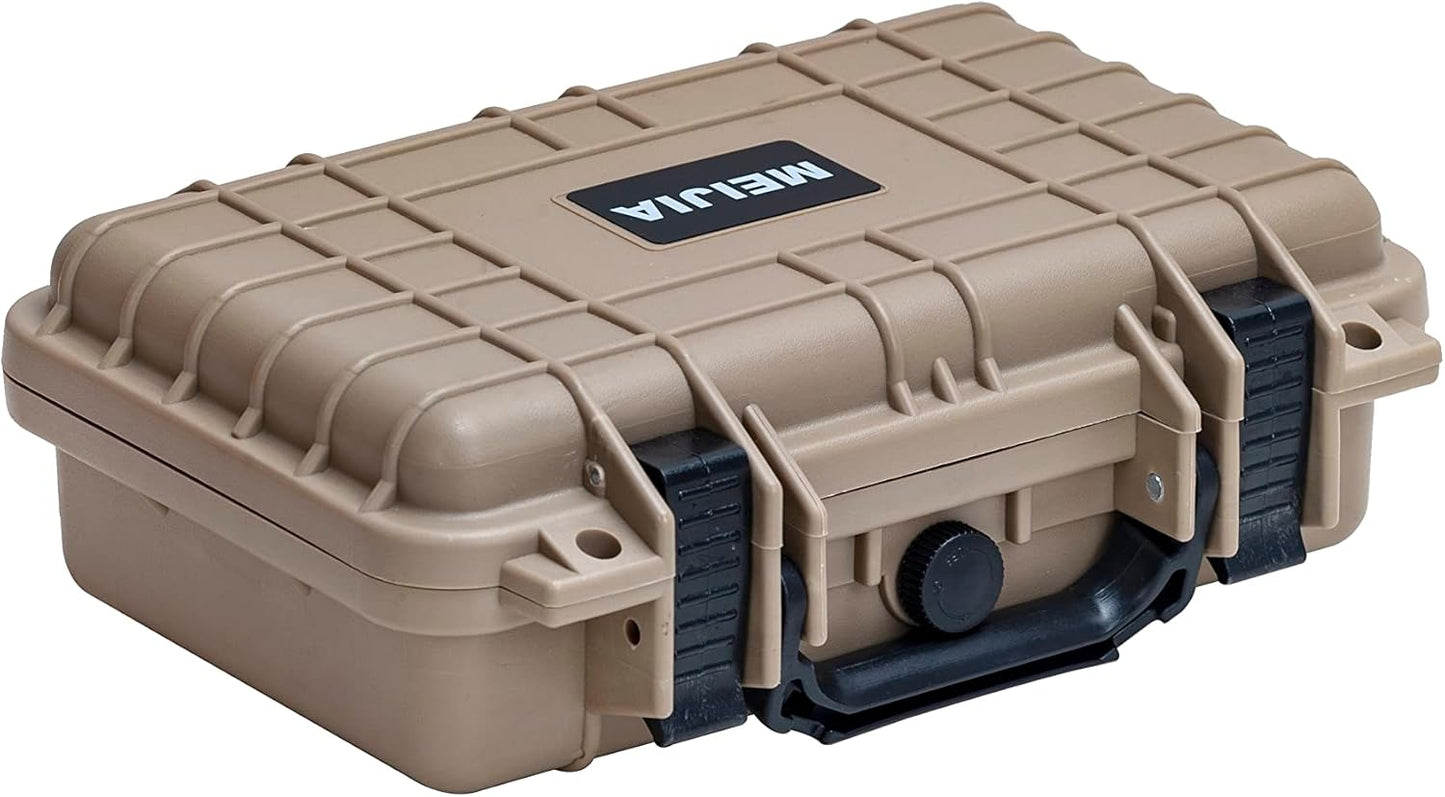 MEIJIA Portable All Weather Waterproof Protective Hard Case,Camera Case with Customizable Fit Foam,Fit use of Drones,Camera, Equipments, 11.65 x8.35x3.78inches