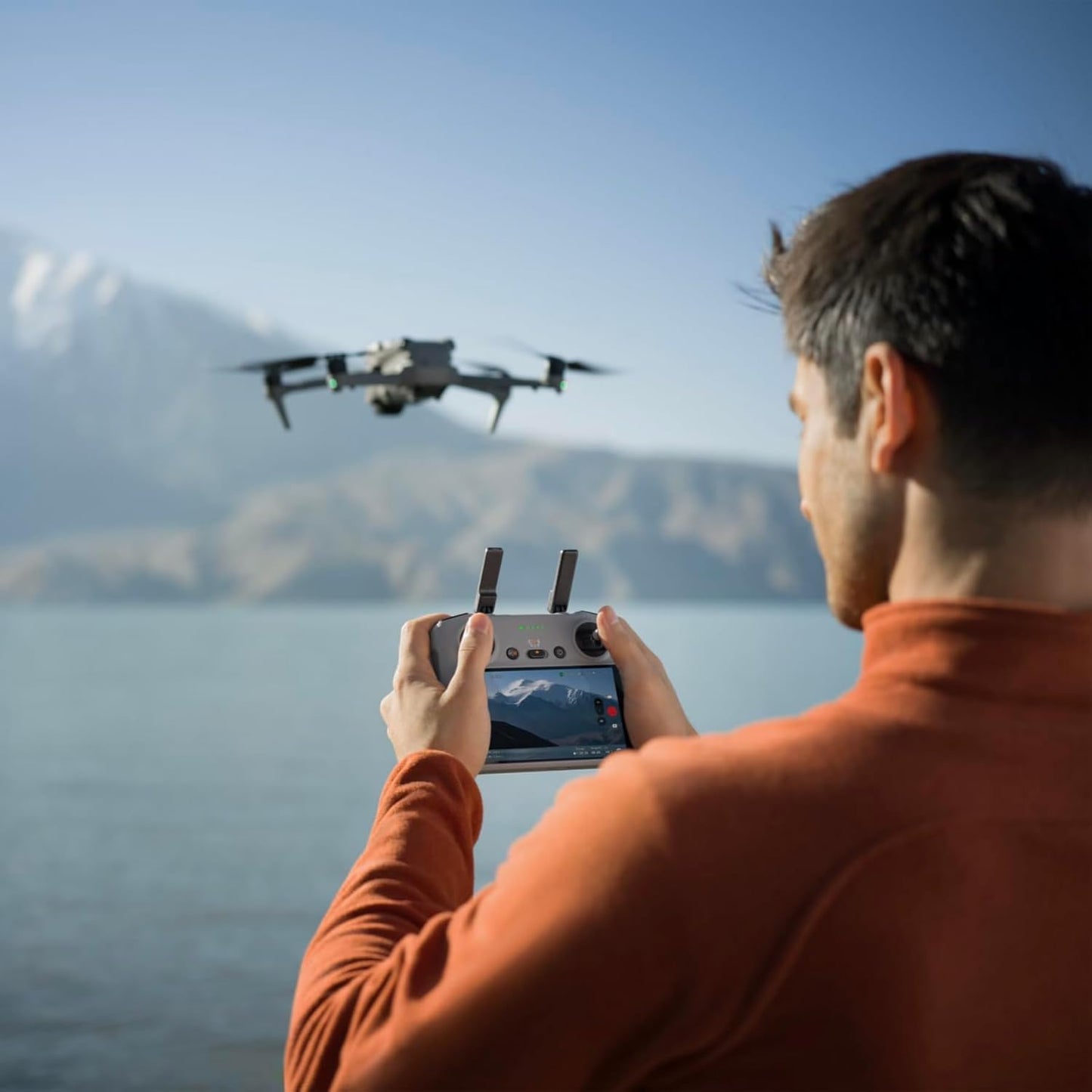 DJI Air 3S Fly More Combo (RC 2 Screen Remote Controller), Drone with 1" CMOS Wide-Angle & Medium Tele Camera for Adults, 4K/60fps, Omnidirectional Sensing & 3 Batteries for Extended Flight Time