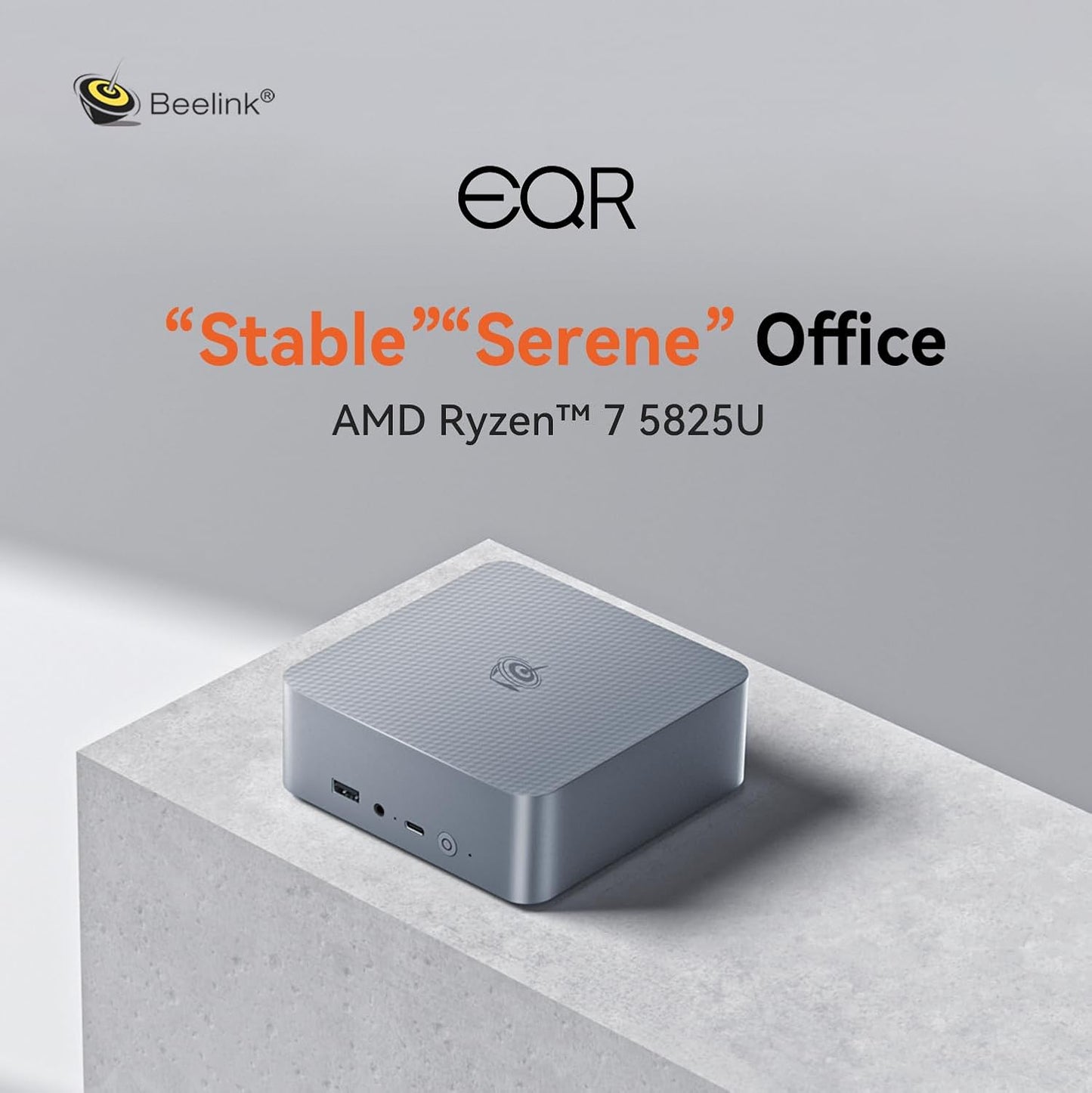 Beelink SER5 MAX Mini PC, AMD Ryzen 7 6800H(6nm, 8C/16T) up to 4.7GHz, Mini Computer 32GB LPDDR5 RAM 500GB NVME SSD, Micro PC 4K@60Hz Triple Display, Mini Gaming Computer WiFi6/BT5.2/HTPC/W-11 Pro