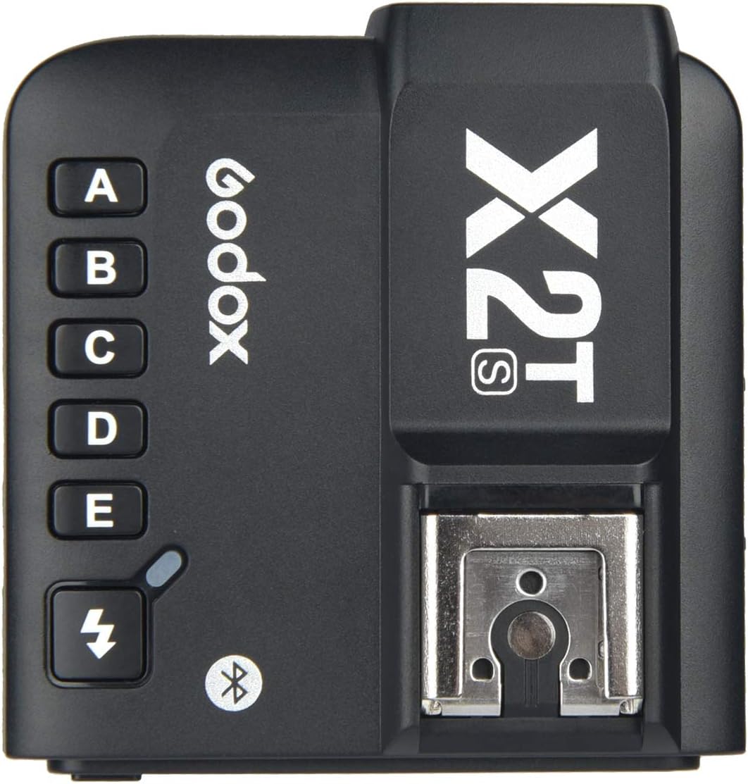 Godox X2T-S TTL Wireless Flash Trigger for Sony Bluetooth Connection Supports iOS/Android App Contoller, 1/8000s HSS, TCM Function,Relocated Control-Wheel,New AF Assist Light