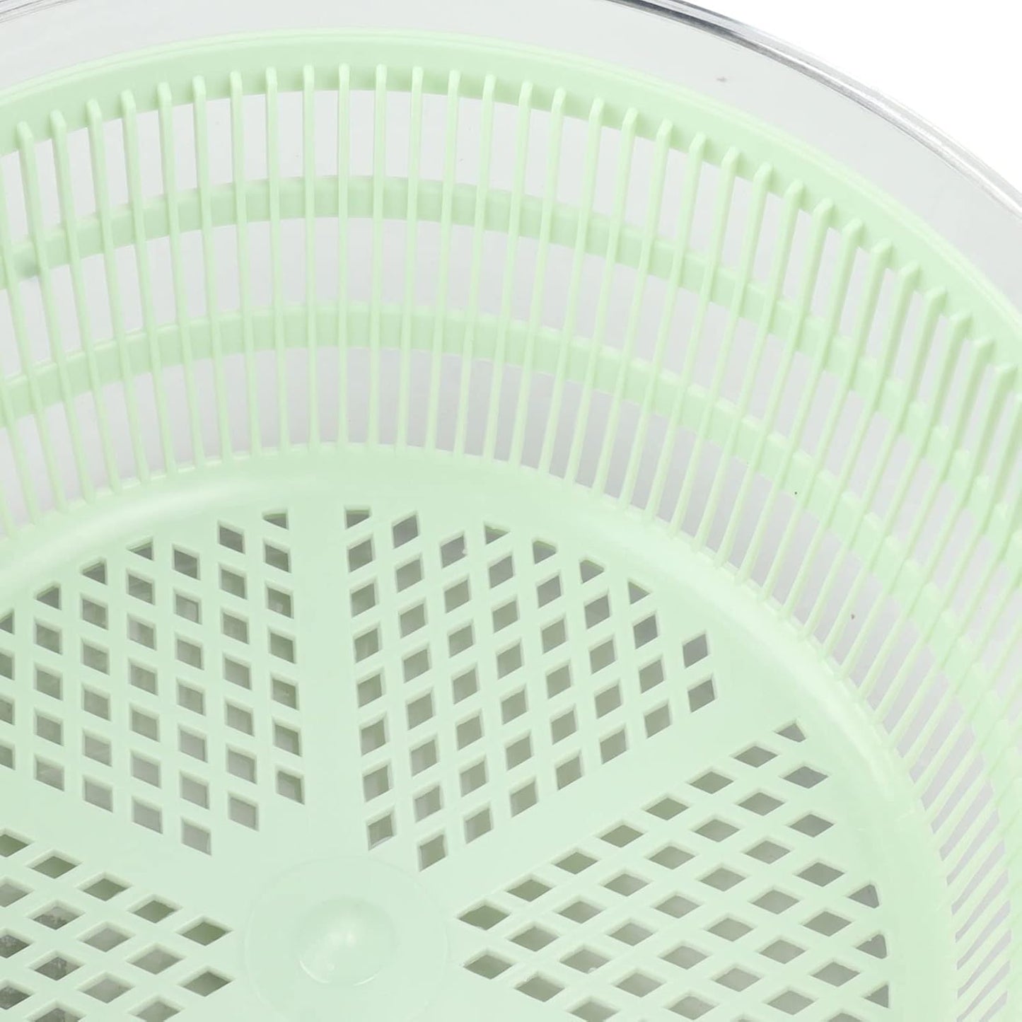Haofy Plastic Salad Spinner Fast Mixing Salad Dehydrator for Kitchen, Spinners for Vegetables and Fruit (Blue)