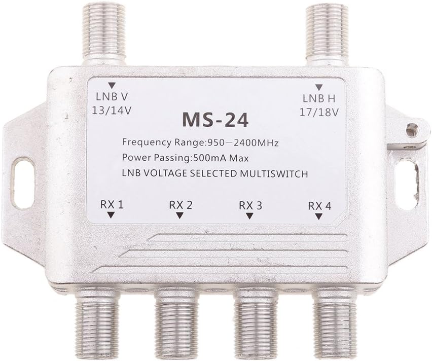 2x4 FTA TV LNB Switch 2 LNB 4 Receiver