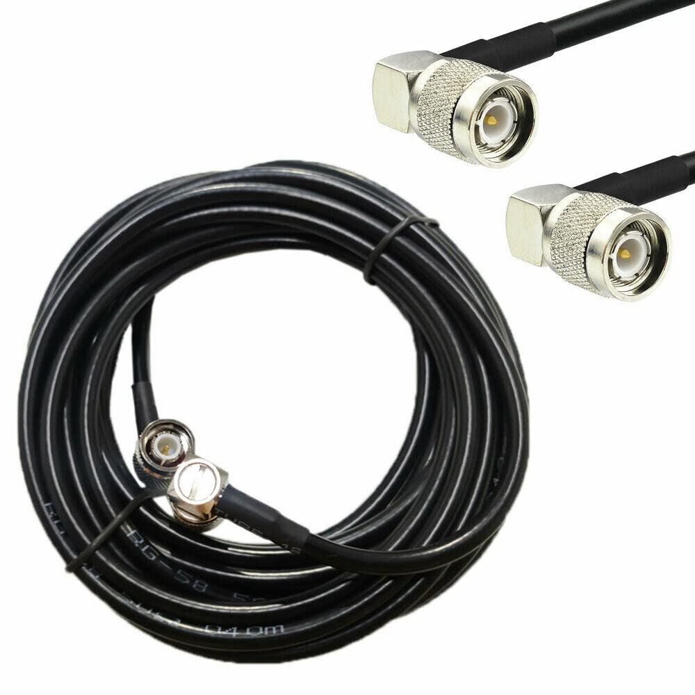 15FT 90° Ag Leader Antenna Cables for Trimble GPS EZ-Guide FMX TNC Male to Male
