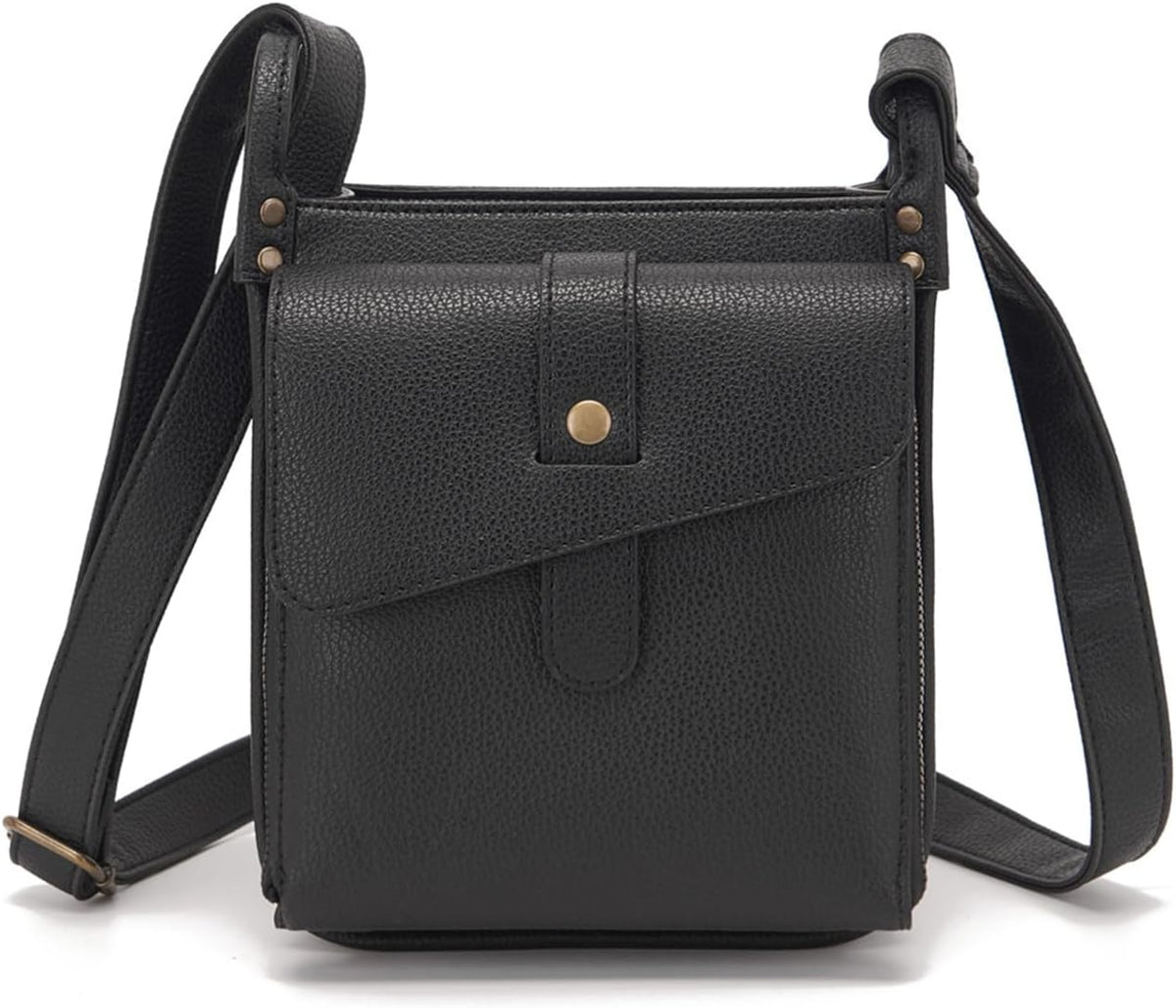 Lexiyat Crossbody Purses for Women Trendy Cell Phone Bag Leather Shoulder Handbags with Card Slots - PuriLite