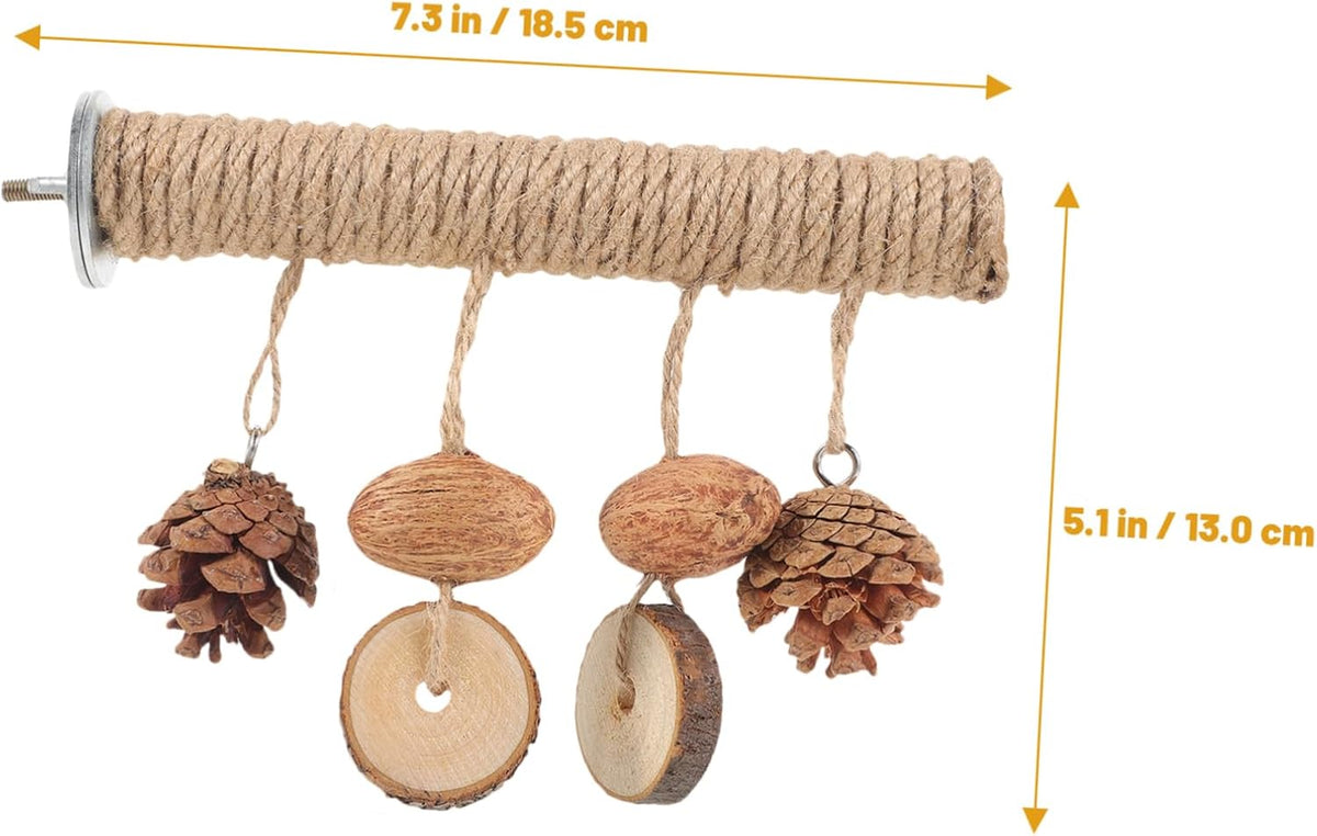 ifundom 4pcs Pet Bird Parrot Chewing Toy for Birds Parakeet Supplies Cage Cockatiel Toy Funny Parakeet