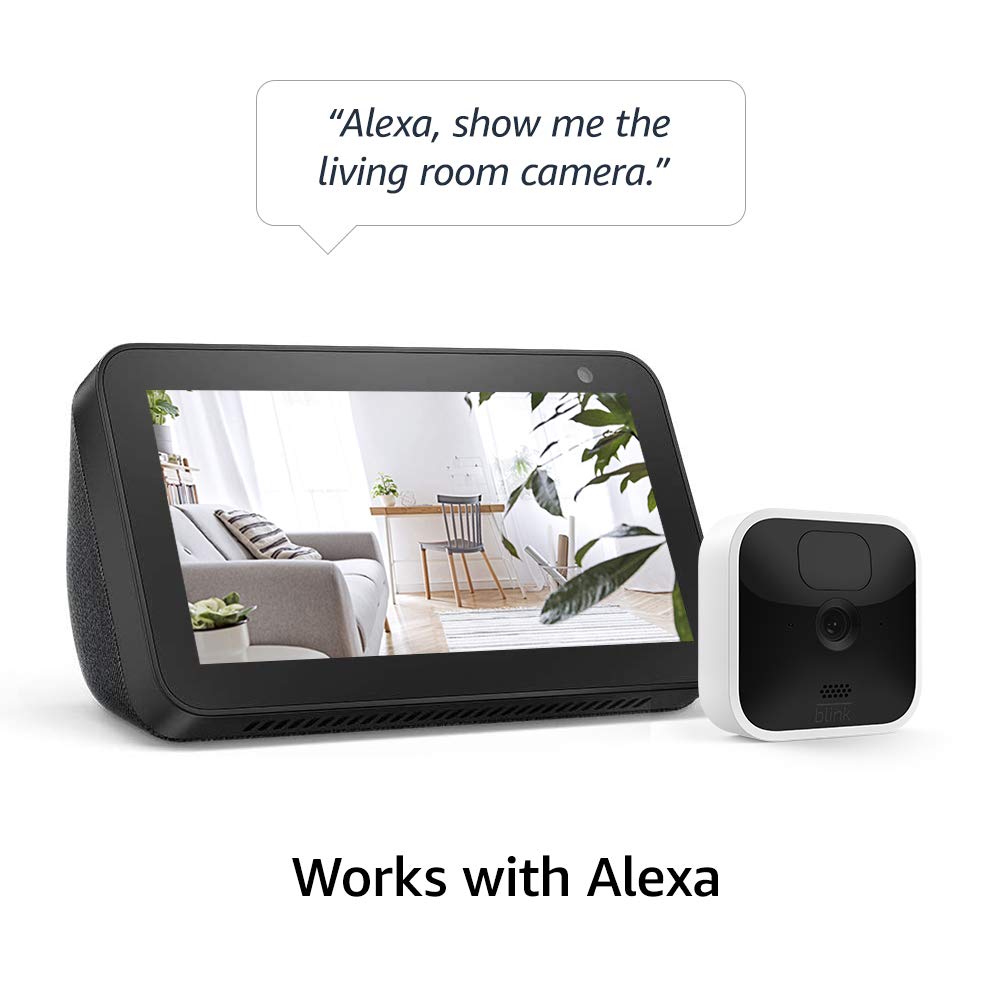 Blink Indoor (3rd Gen) – wireless, HD security camera with two-year battery life, motion detection, and two-way audio – 5 camera system