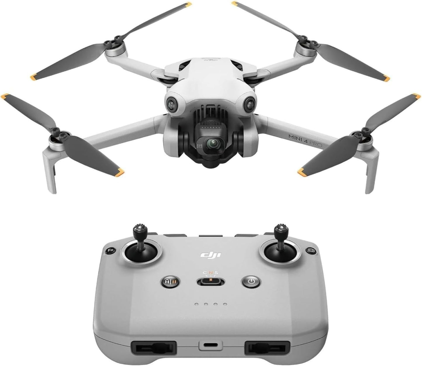 DJI Mini 4 Pro (DJI RC 2), Drones with Camera for Adults 4K, Under 0.549 lbs/249 g, 34 Mins Flight Time, 20km Max Video Transmission Distance, Omnidirectional Vision Sensing, Mini Drone for Beginners