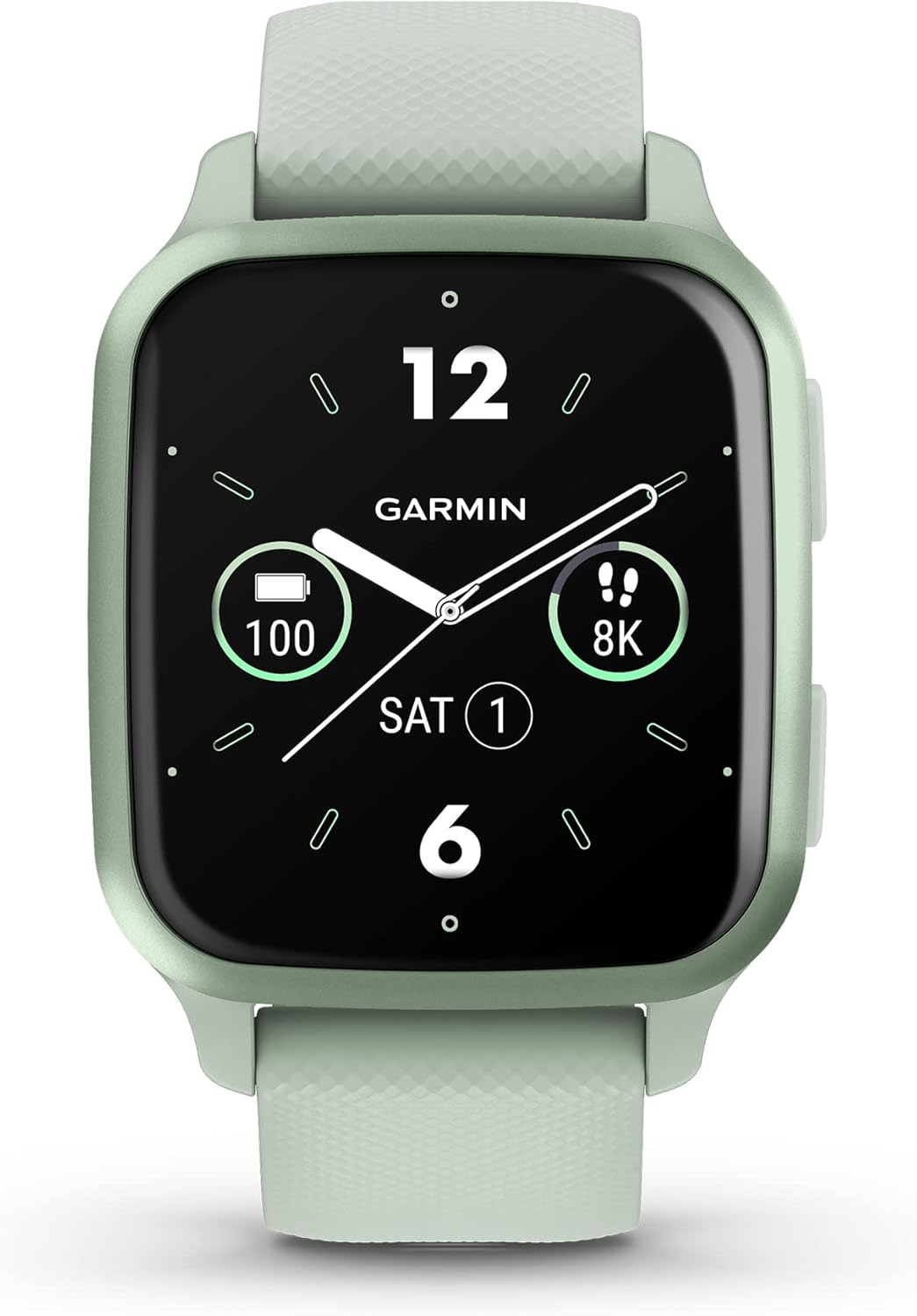 Garmin Venu® Sq 2 GPS Smartwatch, All-Day Health Monitoring, Long-Lasting Battery Life, AMOLED Display, Slate and Shadow Gray
