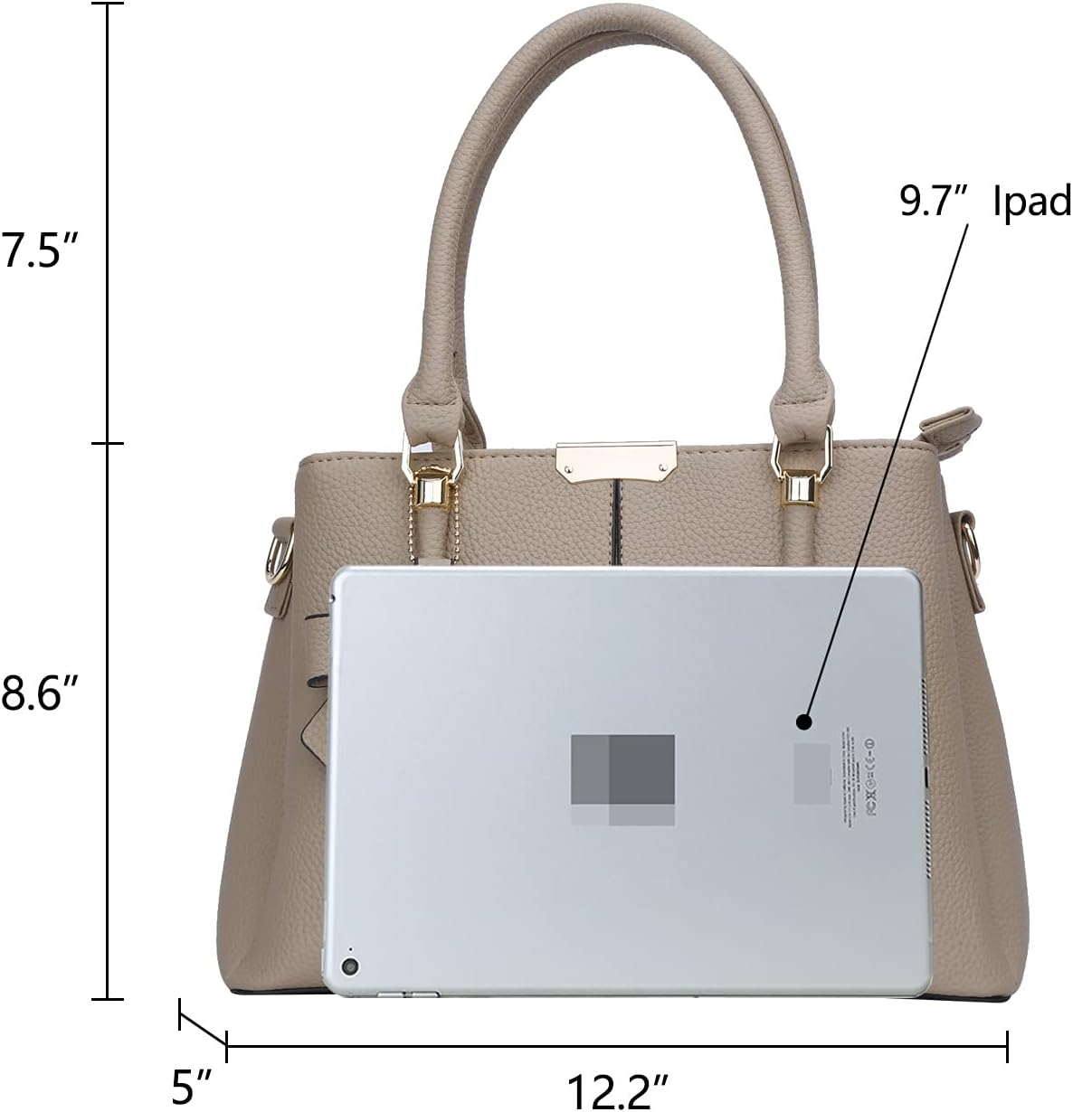 KKXIU Trendy Tote Bag for Women Lightweight Oxford Big Capacity Shoulder Purses and Handbags