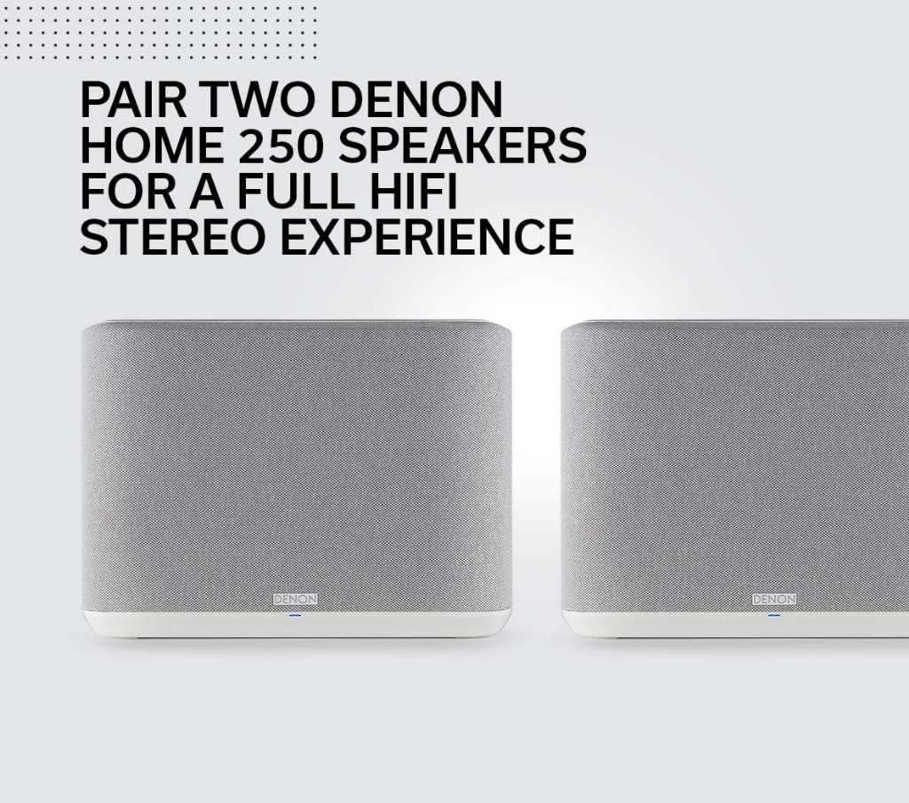 Denon Home 150 NV Wireless Speaker (Black), 1" Tweeter, 3.5" Woofer, Home Speaker with HEOS Built-in, AirPlay 2, and Bluetooth, Multi-Room Streaming, Simple Setup, Compact Design