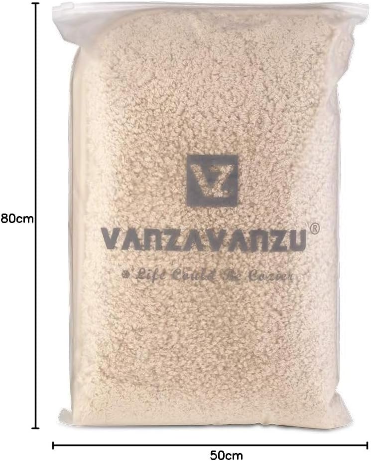 Bathroom Rugs Set 2 Pieces - Bath Rugs Ultra Soft Absorbent Non-Slip Fluffy Thick Microfiber Cozy Bath Mats Set for Tub Shower Bathroom Floors Accessories, 20"x32" & 16"x24" Set of 2 (Beige)
